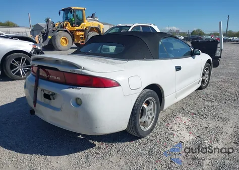 1998 Mitsubishi Eclipse Spyder Gs from USA, damaged, VIN 4A3AX35G2WE108958